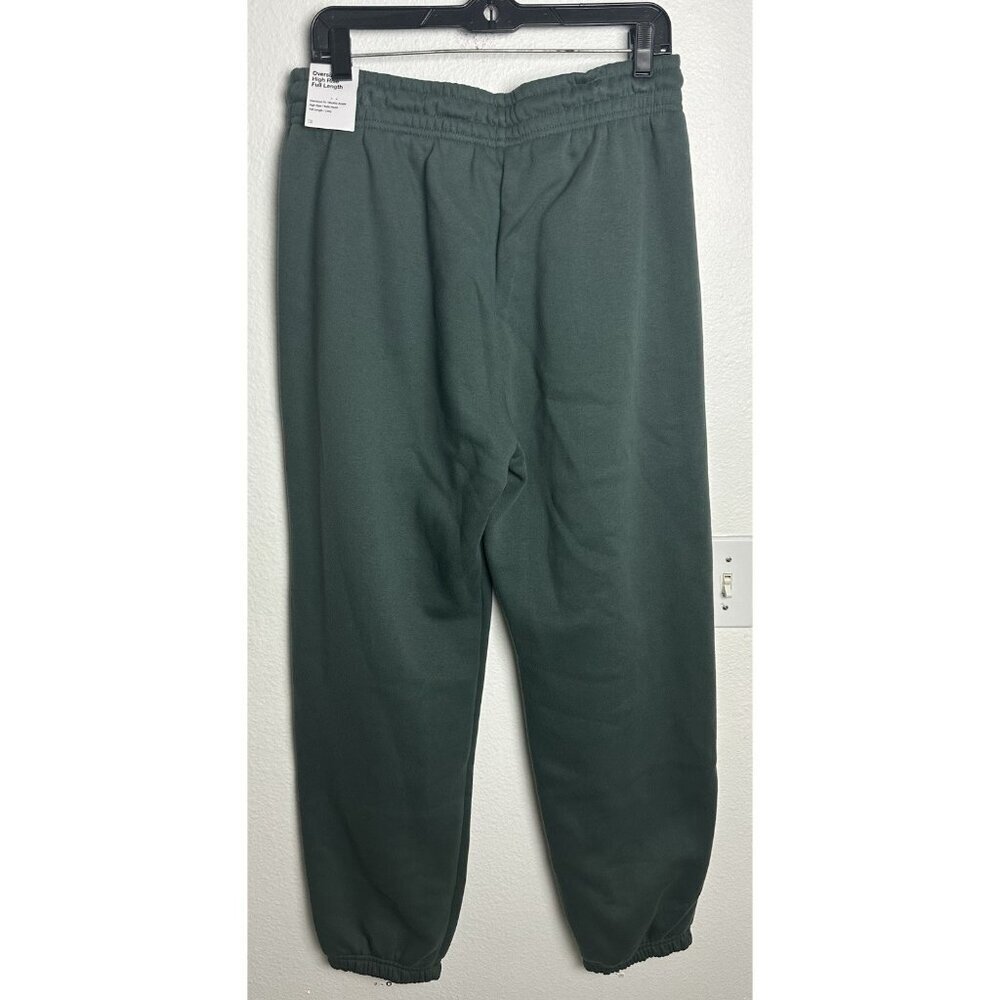 NIKE Sportswear Phoenix Fleece High-Waisted Oversized Pants Size M Green New - Picture 3 of 15